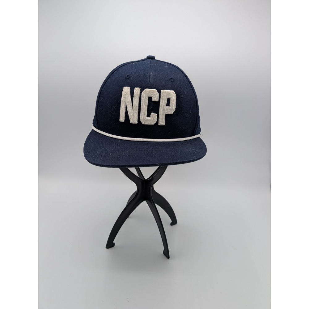 AHEAD‎ Specialty NCP Inc Navy Golf Snapback Rope Hat